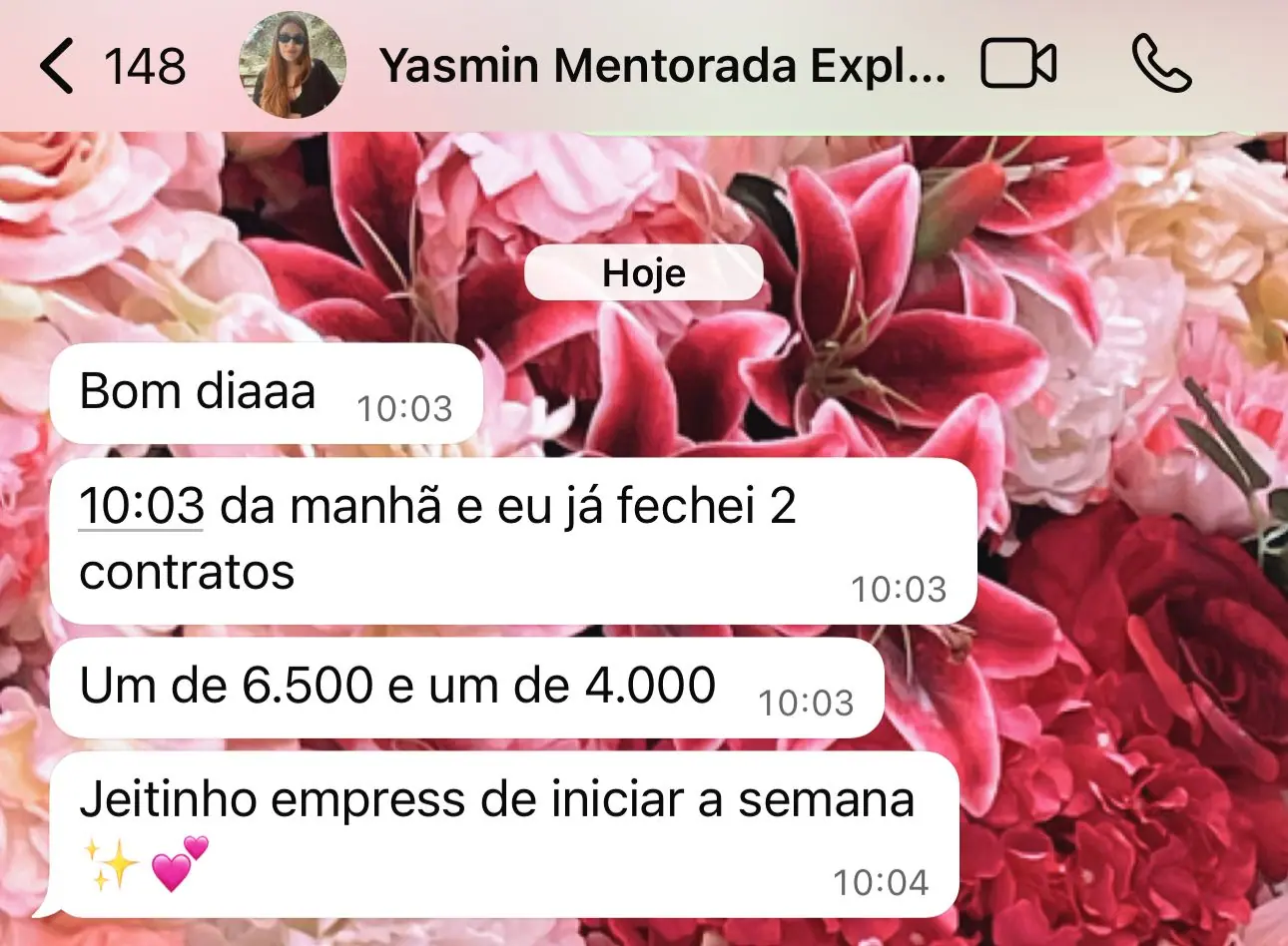 Yasmin - contrato fechado